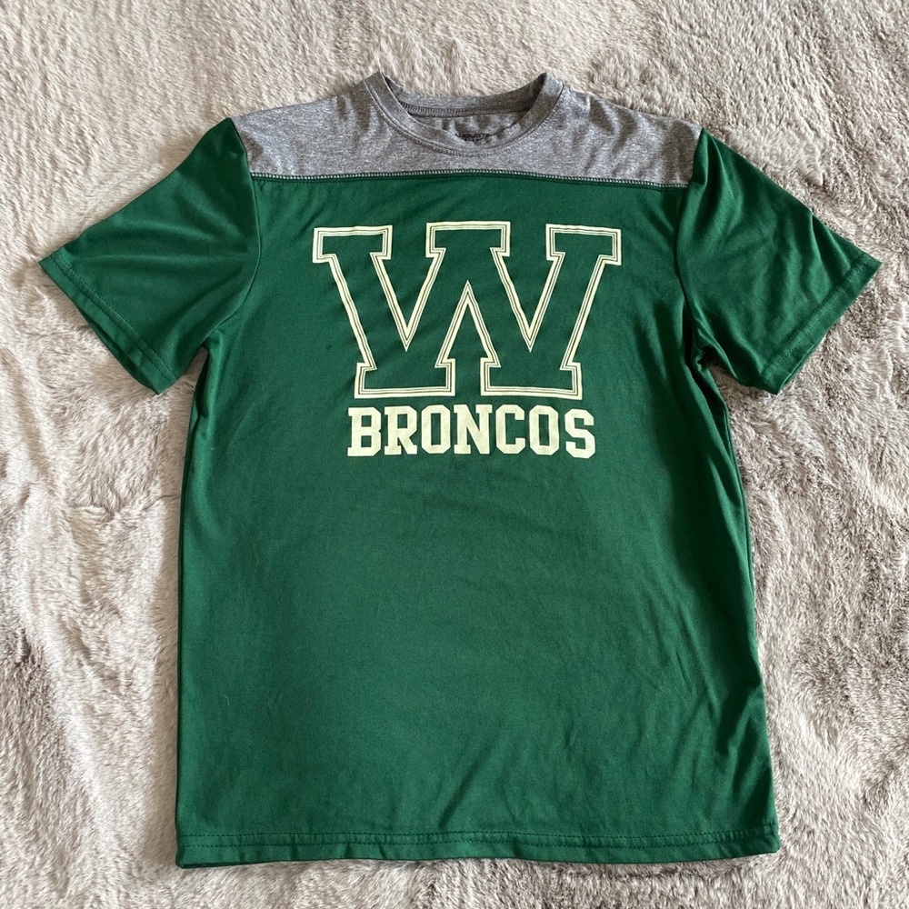 W Broncos green